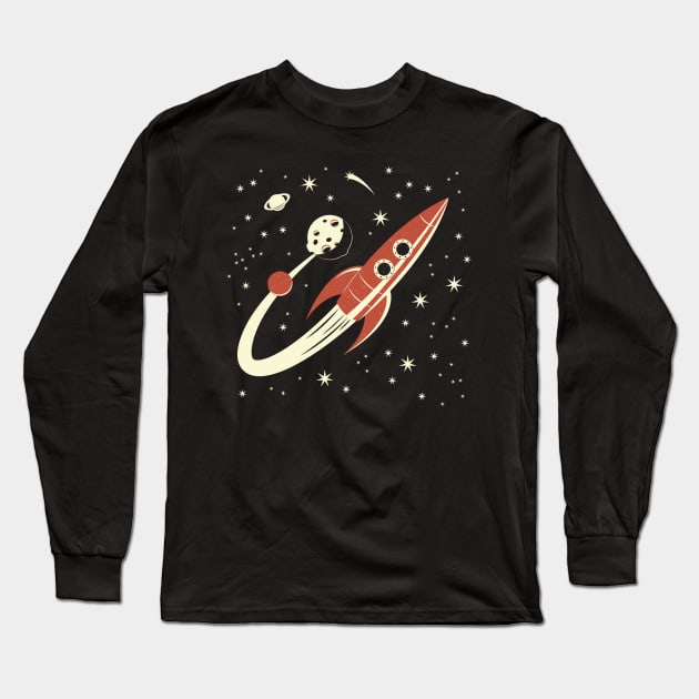 Zoom to the Moon Long Sleeve T-Shirt by machmigo